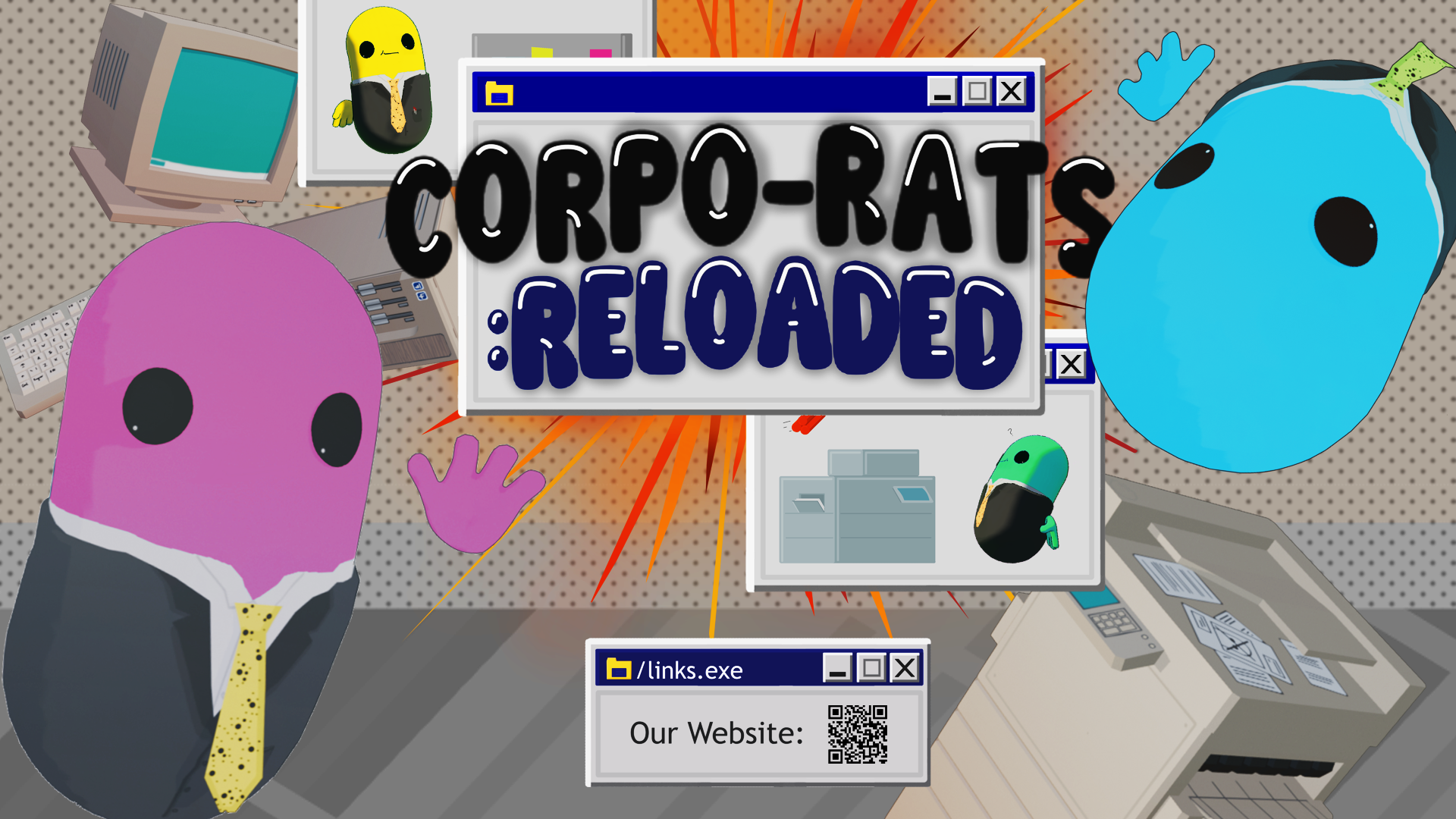 A depicted game image of 'Corpo-Rats'
